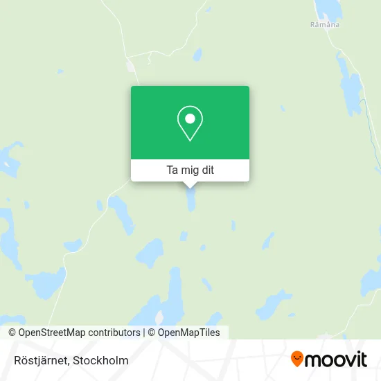 Röstjärnet karta
