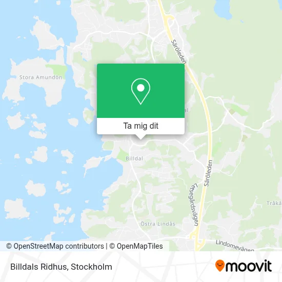 Billdals Ridhus karta