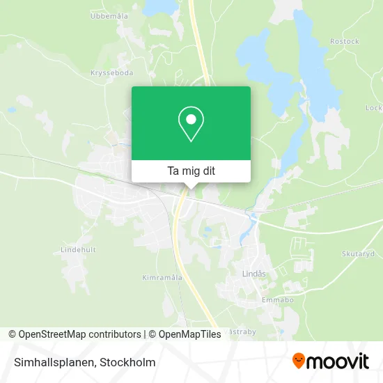 Simhallsplanen karta