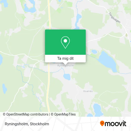 Ryningsholm karta