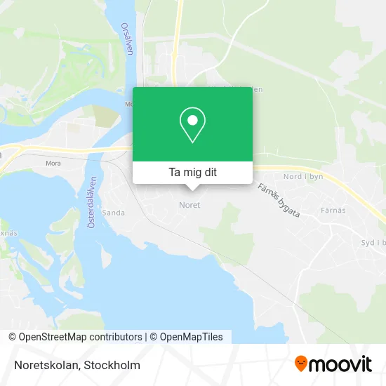 Noretskolan karta