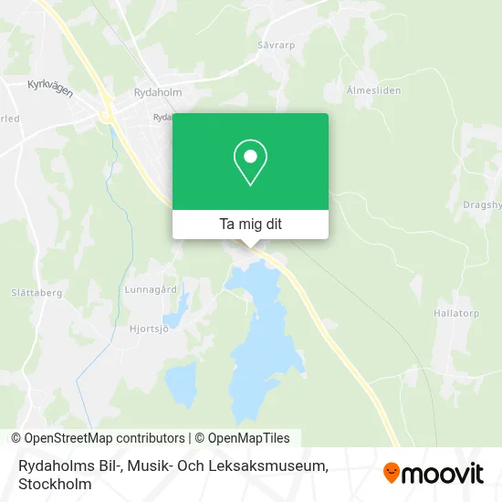 Rydaholms Bil-, Musik- Och Leksaksmuseum karta