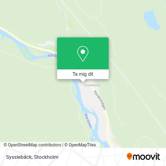 Sysslebäck karta