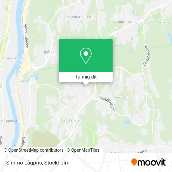 Simmo Lågpris karta