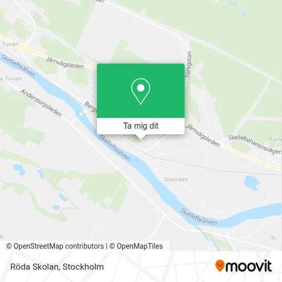 Röda Skolan karta