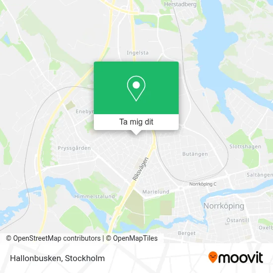 Hallonbusken karta
