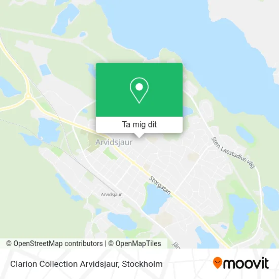 Clarion Collection Arvidsjaur karta