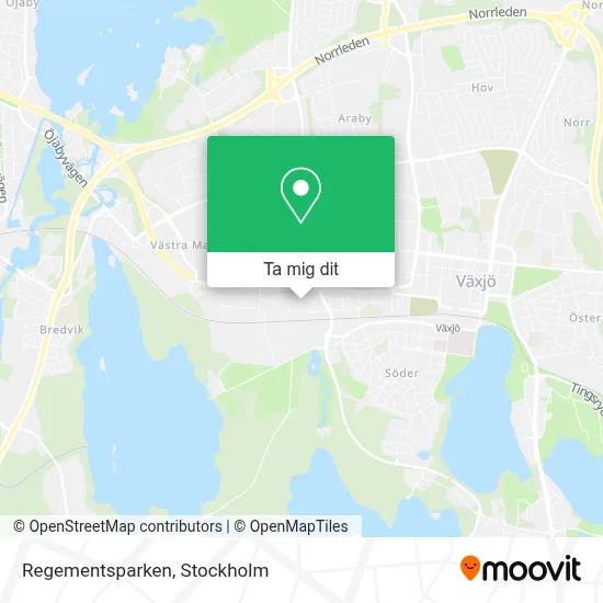 Regementsparken karta