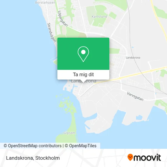 Landskrona karta