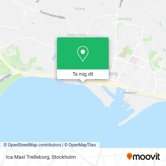 Ica Maxi Trelleborg karta