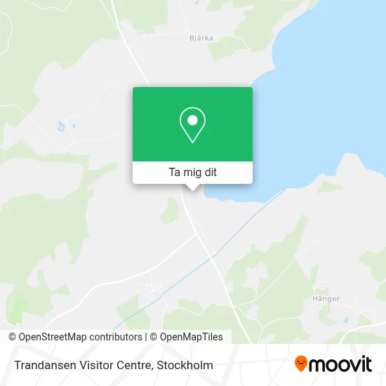 Trandansen Visitor Centre karta