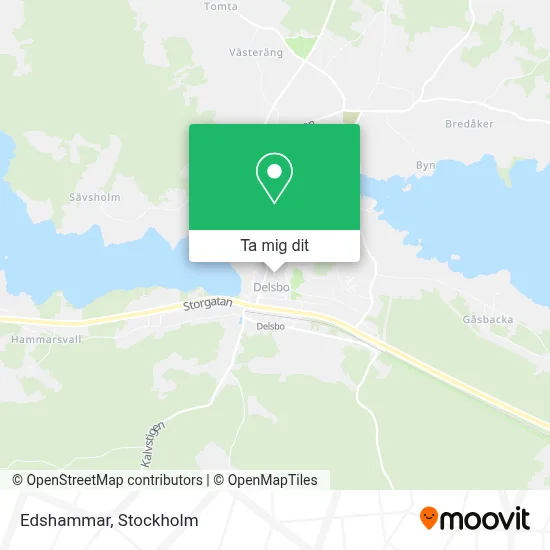 Edshammar karta