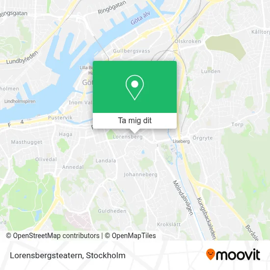 Lorensbergsteatern karta