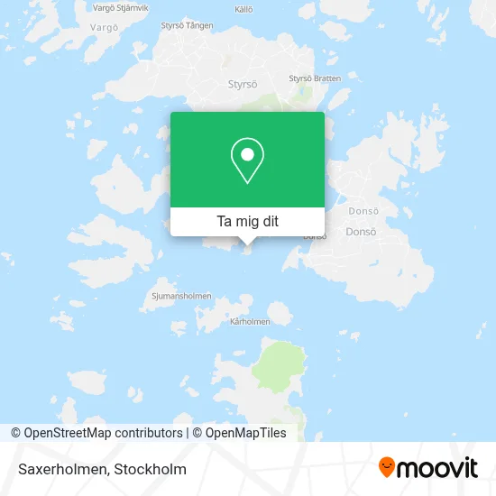 Saxerholmen karta