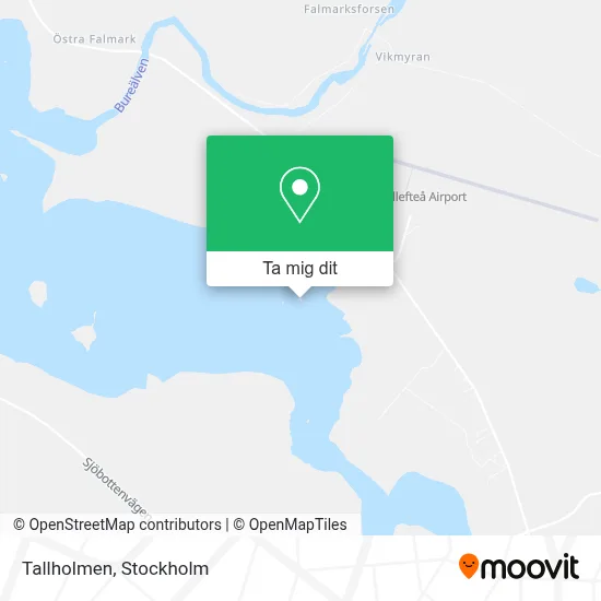 Tallholmen karta