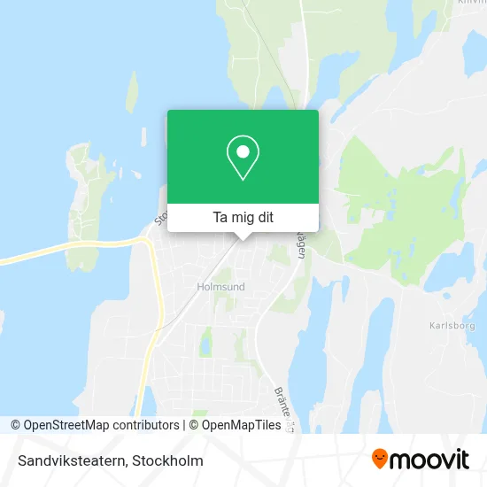 Sandviksteatern karta