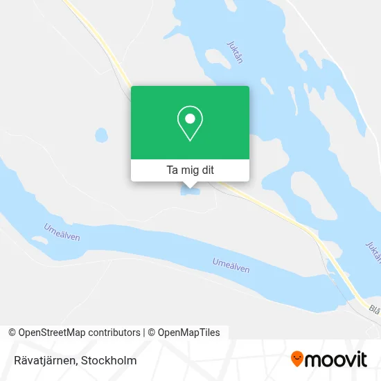 Rävatjärnen karta