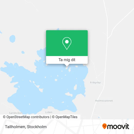 Tallholmen karta