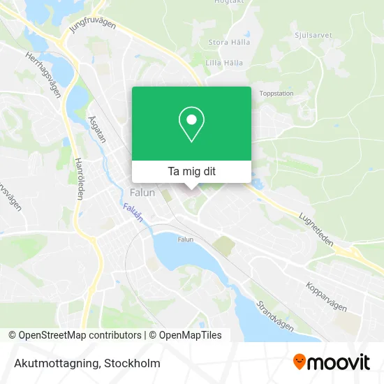 Akutmottagning karta