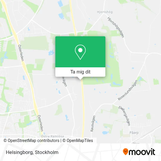 Helsingborg karta