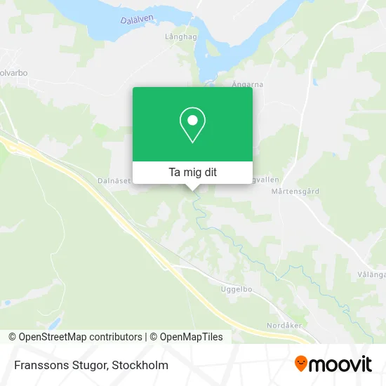 Franssons Stugor karta