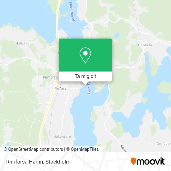 Rimforsa Hamn karta
