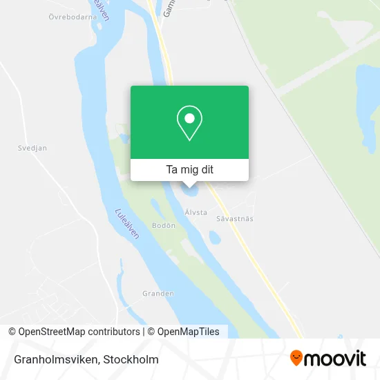 Granholmsviken karta