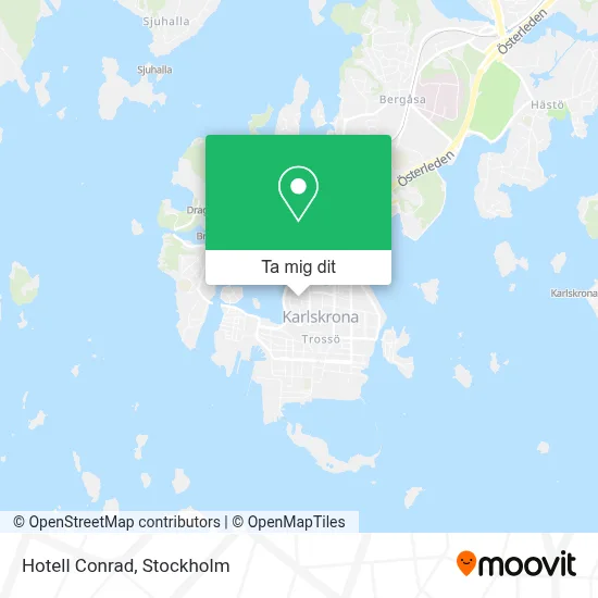 Hotell Conrad karta