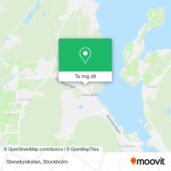 Stenebyskolan karta