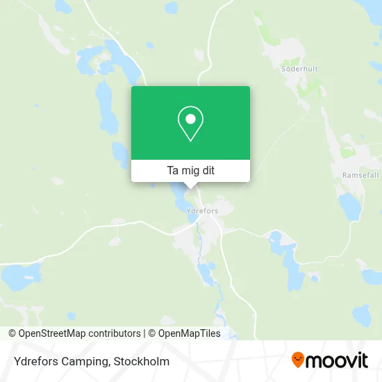 Ydrefors Camping karta