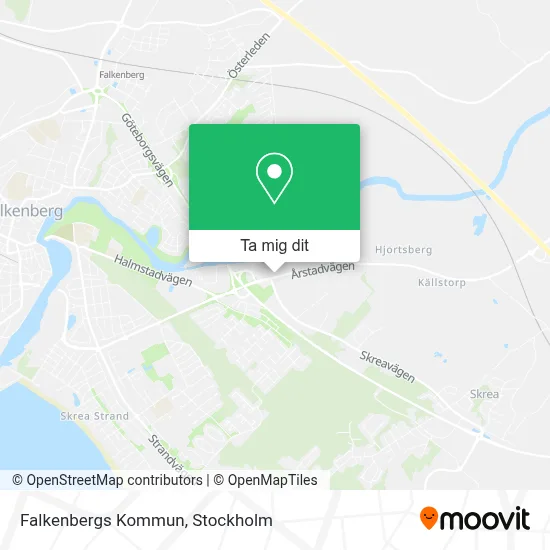 Falkenbergs Kommun karta