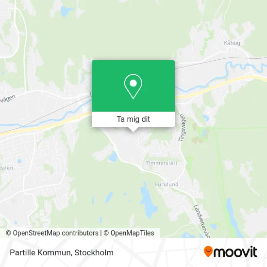 Partille Kommun karta