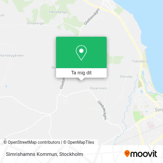 Simrishamns Kommun karta