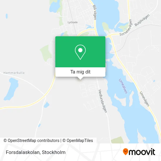 Forsdalaskolan karta