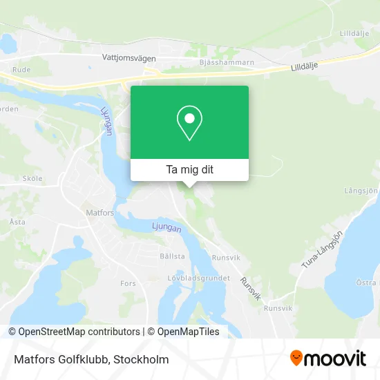 Matfors Golfklubb karta