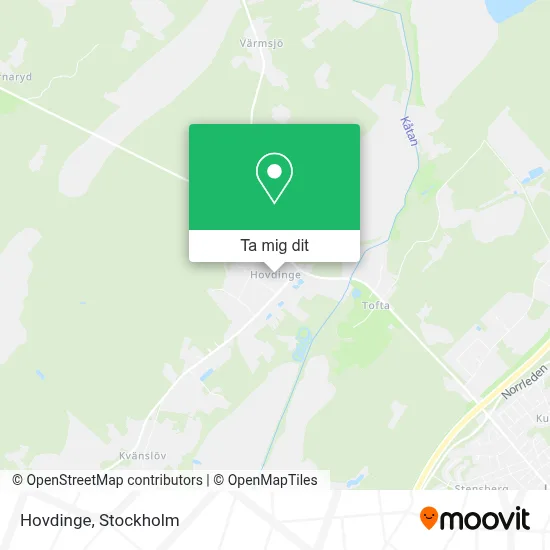 Hovdinge karta