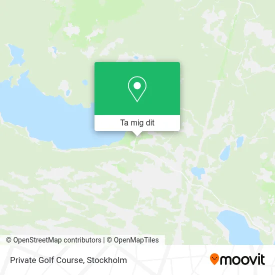 Private Golf Course karta