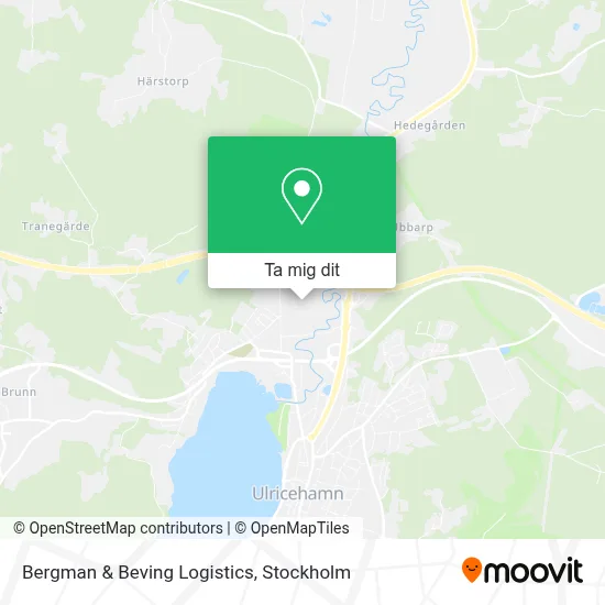Bergman & Beving Logistics karta