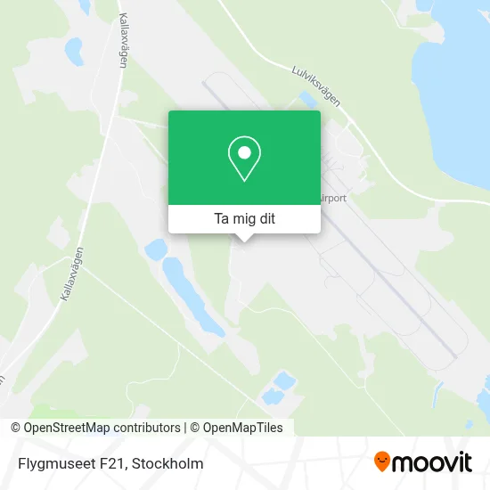 Flygmuseet F21 karta