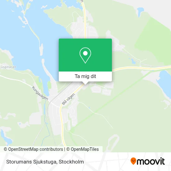 Storumans Sjukstuga karta