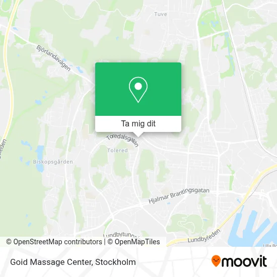 Goid Massage Center karta