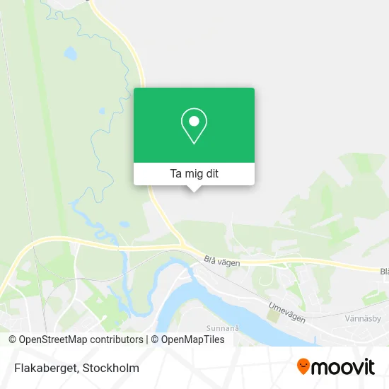Flakaberget karta