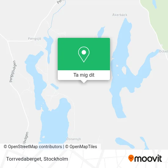 Torrvedaberget karta