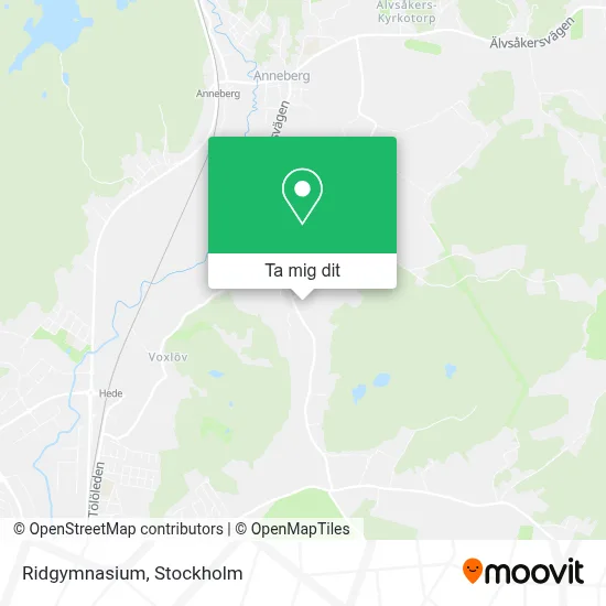 Ridgymnasium karta