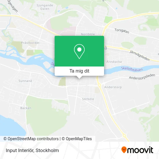 Input Interiör karta