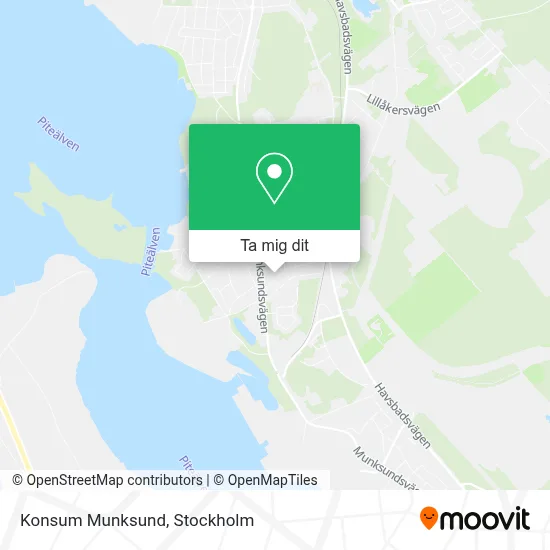 Konsum Munksund karta