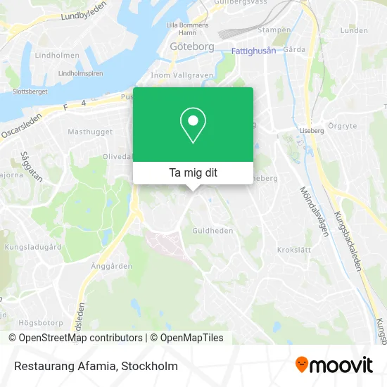 Restaurang Afamia karta