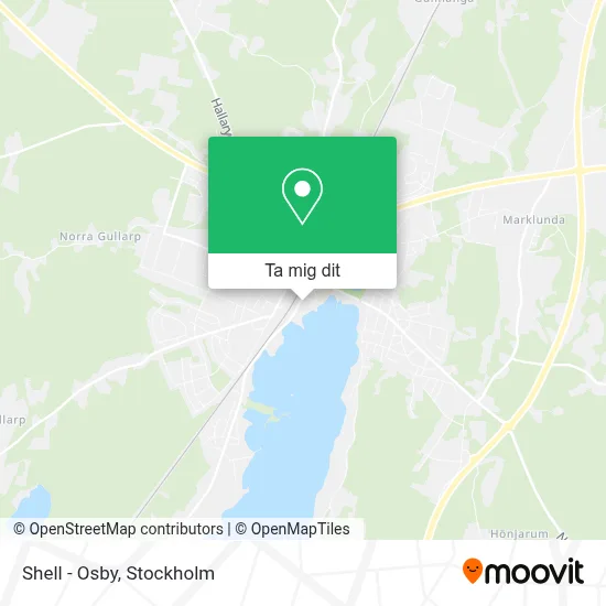 Shell - Osby karta