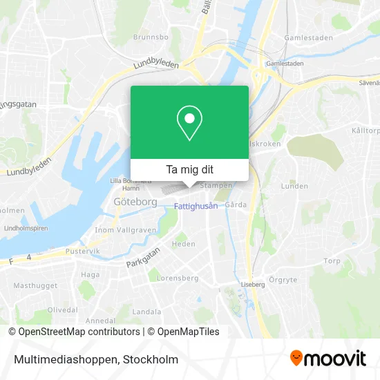 Multimediashoppen karta