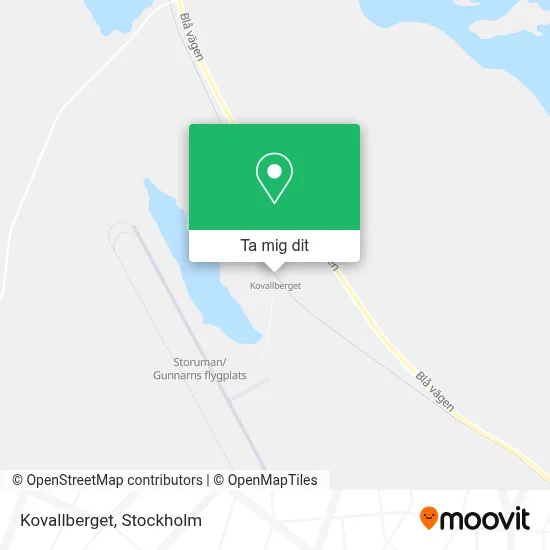 Kovallberget karta